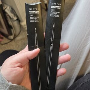 Morphe V305 Medium Pointed Vegan Pro Detail Brush NIB 2 Pack